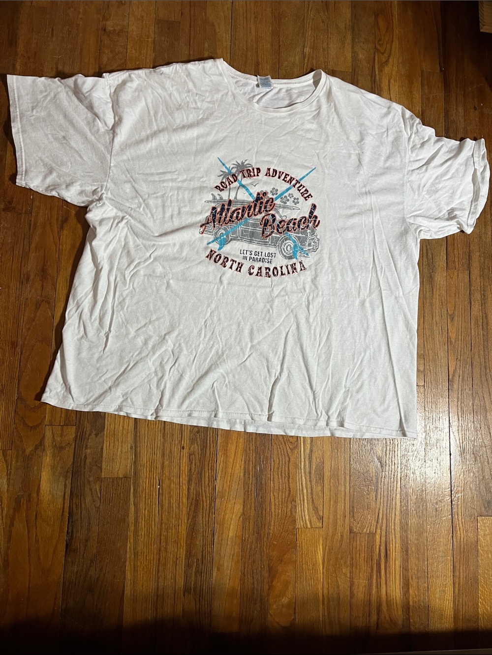 Authentic custom 5xl Atlantic beach tee 100 percent cotton